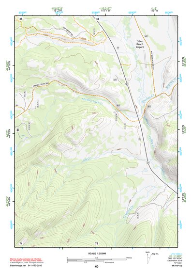 44115SE Page 60 Deadwood River Topo Preview 1