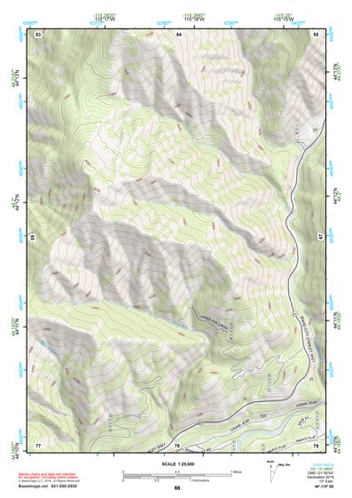 44115SE Page 66 Deadwood River Topo Preview 1