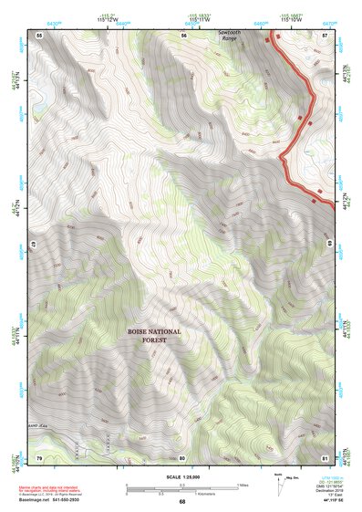 44115SE Page 68 Deadwood River Topo Preview 1