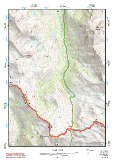 44115SE Page 70 Deadwood River Topo Preview 1