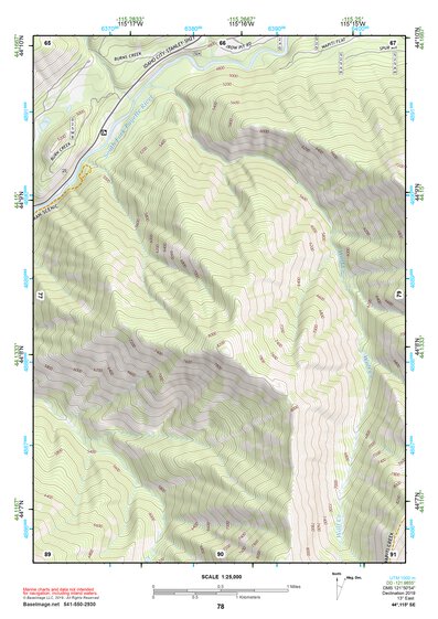 44115SE Page 78 Deadwood River Topo Preview 1