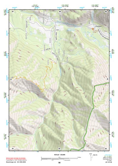 44115SE Page 80 Deadwood River Topo Preview 1