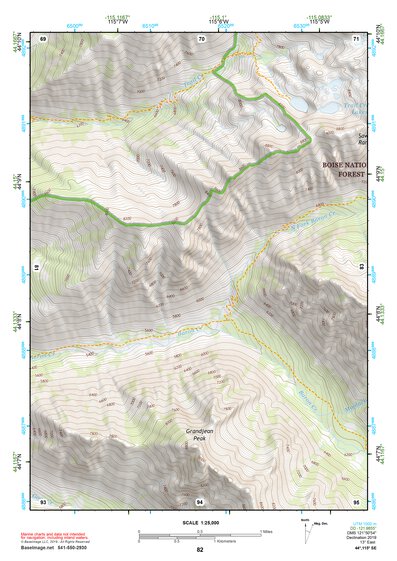 44115SE Page 82 Deadwood River Topo Preview 1