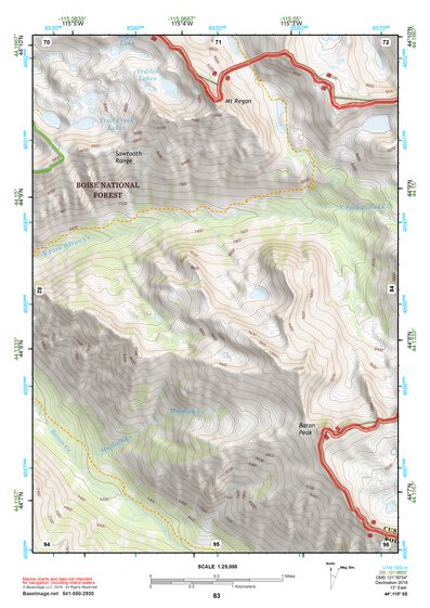 44115SE Page 83 Deadwood River Topo Preview 1