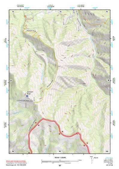 44115SE Page 87 Deadwood River Topo Preview 1
