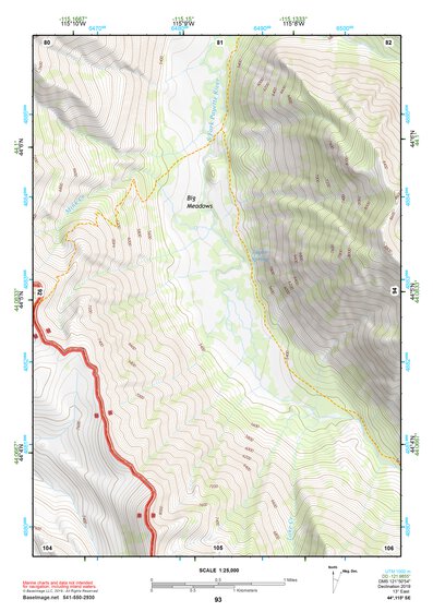 44115SE Page 93 Deadwood River Topo Preview 1