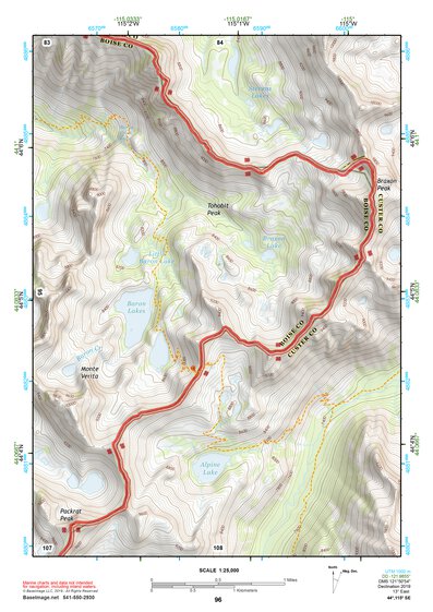 44115SE Page 96 Deadwood River Topo Preview 1