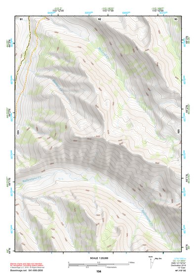 44115SE Page 104 Deadwood River Topo Preview 1