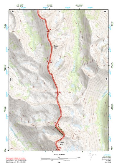 44115SE Page 105 Deadwood River Topo Preview 1