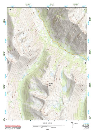 44115SE Page 106 Deadwood River Topo Preview 1