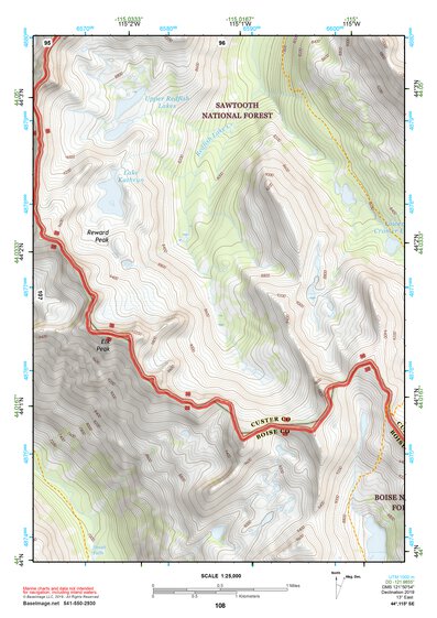 44115SE Page 108 Deadwood River Topo Preview 1