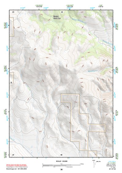 44118SE Page 36 John Day Topo Preview 1