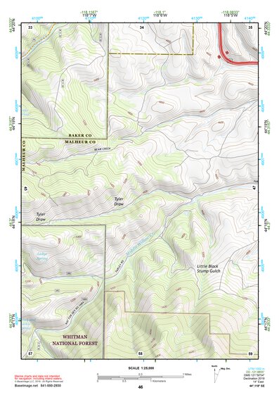 44118SE Page 46 John Day Topo Preview 1