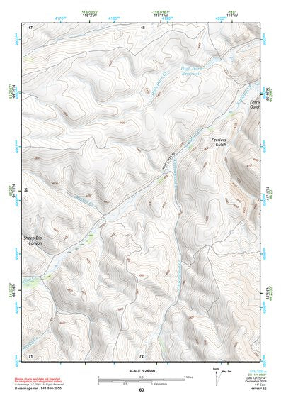 44118SE Page 60 John Day Topo Preview 1