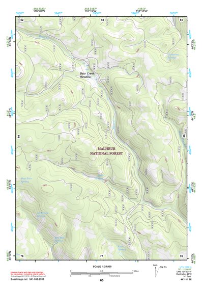 44118SE Page 65 John Day Topo Preview 1