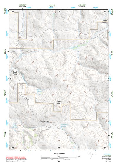 44118SE Page 81 John Day Topo Preview 1