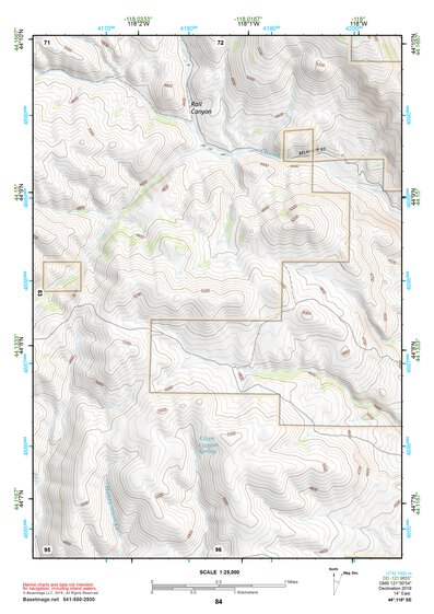 44118SE Page 84 John Day Topo Preview 1