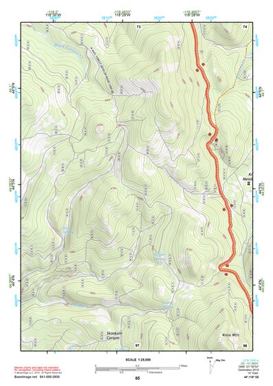 44118SE Page 85 John Day Topo Preview 1
