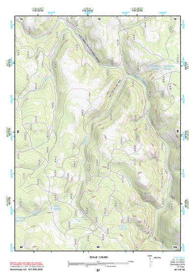 44118SE Page 87 John Day Topo Preview 1
