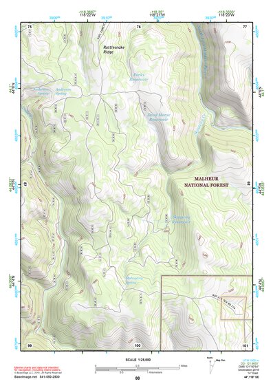44118SE Page 88 John Day Topo Preview 1