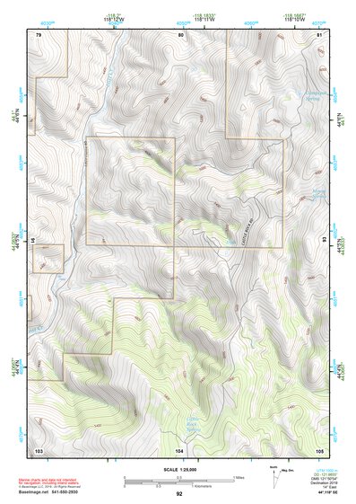44118SE Page 92 John Day Topo Preview 1