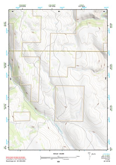 44118SE Page 101 John Day Topo Preview 1