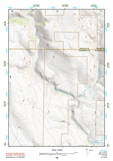 44118SE Page 102 John Day Topo Preview 1