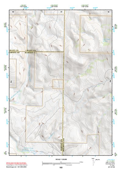 44118SE Page 103 John Day Topo Preview 1