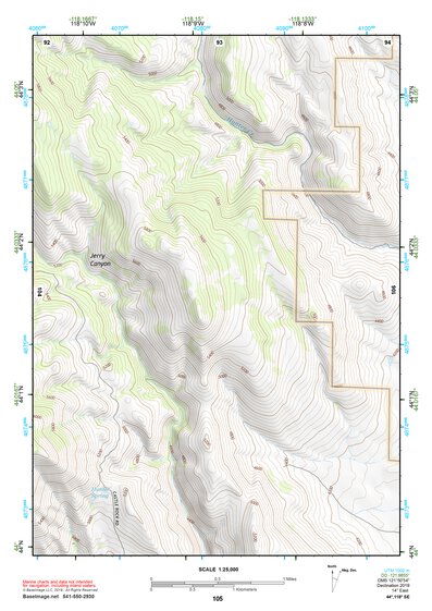 44118SE Page 105 John Day Topo Preview 1