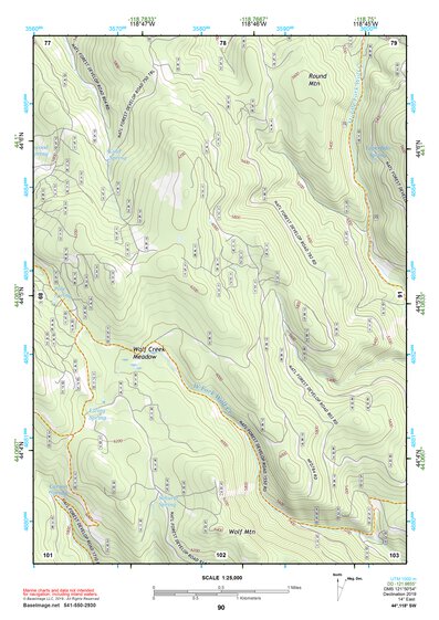 44118SW Page 90 John Day Topo Preview 1