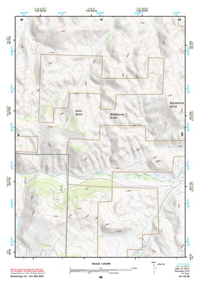 44119SE Page 99 Dayville Topo Preview 1