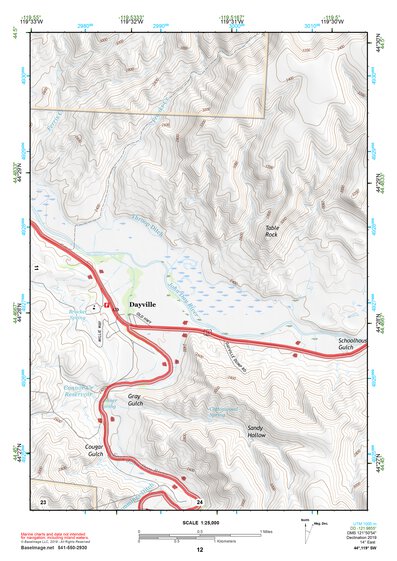 44119SW Page 12 Dayville Topo Preview 1