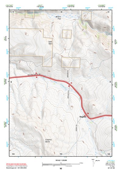 44119SW Page 92 Dayville Topo Preview 1
