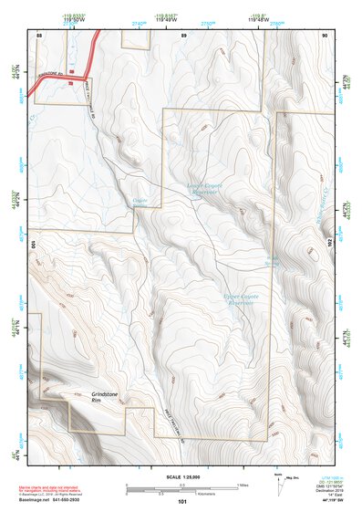 44119SW Page 101 Dayville Topo Preview 1