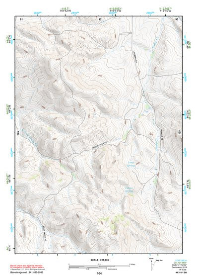 44119SW Page 104 Dayville Topo Preview 1