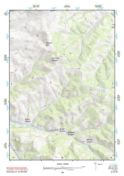 44120NE Page 10 Stephenson Mountain Topo Preview 1