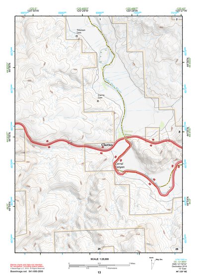 44120NE Page 13 Stephenson Mountain Topo Preview 1