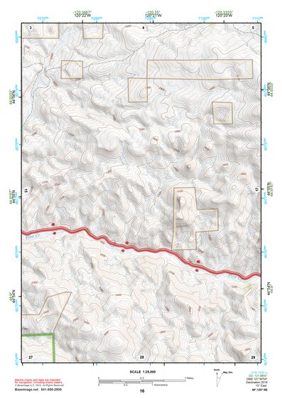 44120NE Page 16 Stephenson Mountain Topo Preview 1
