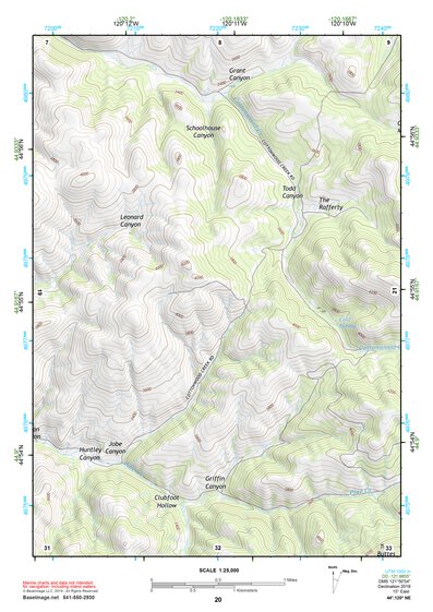 44120NE Page 20 Stephenson Mountain Topo Preview 1