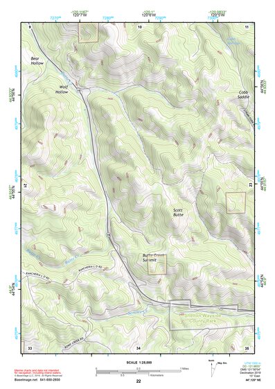 44120NE Page 22 Stephenson Mountain Topo Preview 1