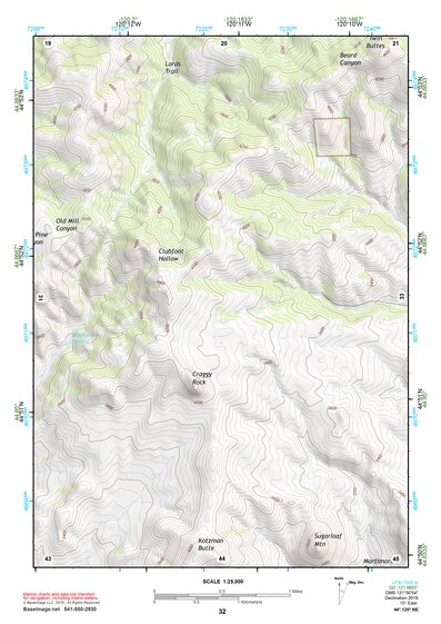 44120NE Page 32 Stephenson Mountain Topo Preview 1