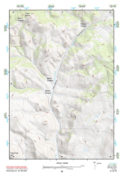 44120NE Page 33 Stephenson Mountain Topo Preview 1