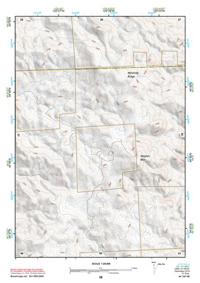 44120NE Page 38 Stephenson Mountain Topo Preview 1