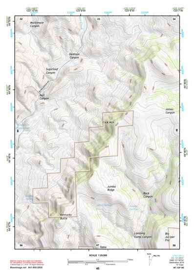 44120NE Page 45 Stephenson Mountain Topo Preview 1