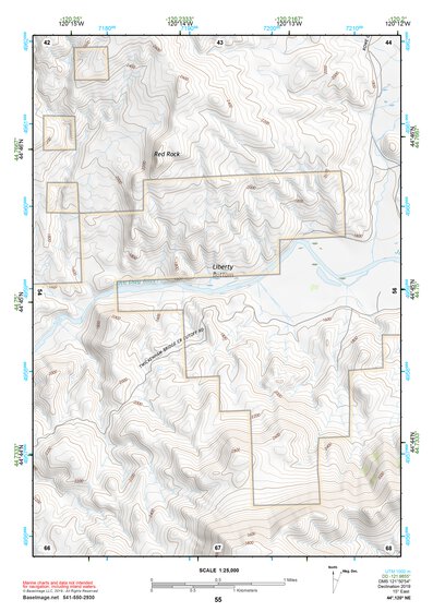 44120NE Page 55 Stephenson Mountain Topo Preview 1