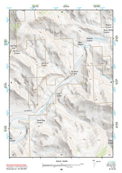 44120NE Page 58 Stephenson Mountain Topo Preview 1