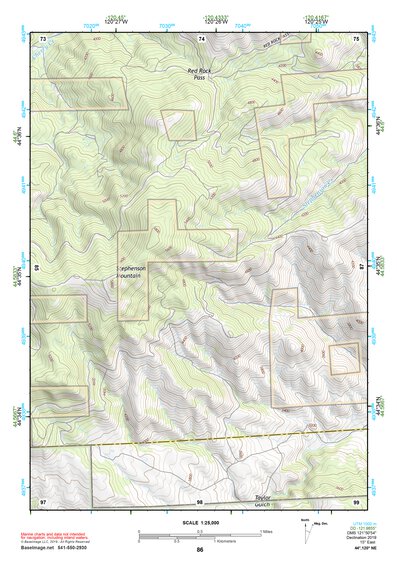 44120NE Page 86 Stephenson Mountain Topo Preview 1