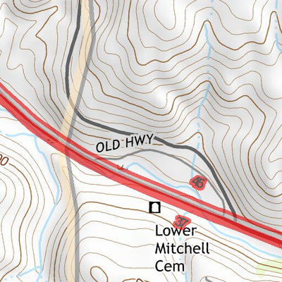 44120NE Page 93 Stephenson Mountain Topo Preview 3