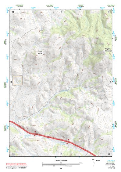 44120NE Page 95 Stephenson Mountain Topo Preview 1