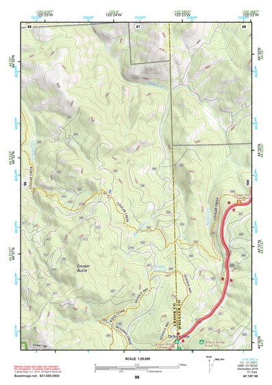 44120NE Page 99 Stephenson Mountain Topo Preview 1